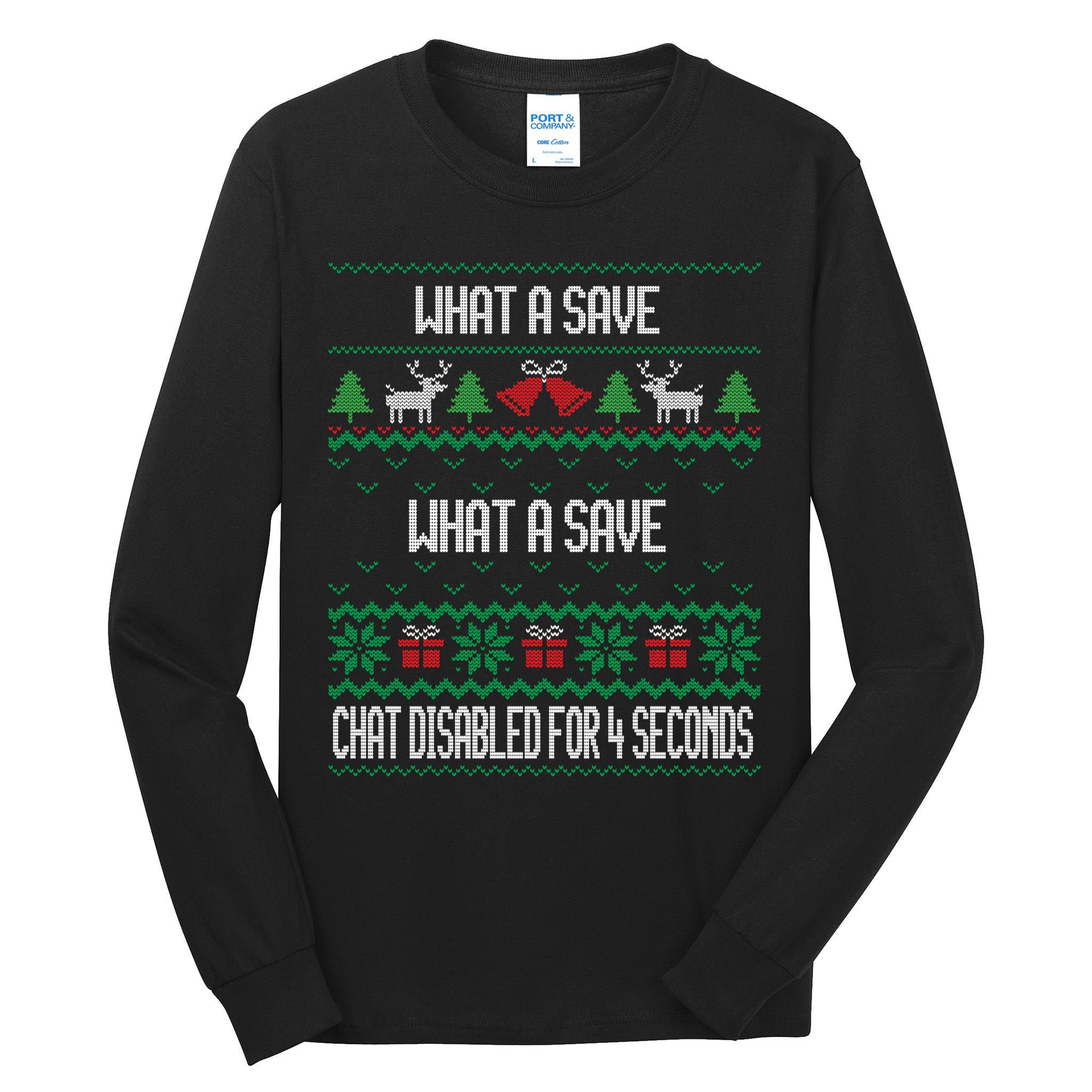 Retro Rocket Soccer Game What A Save Chat Disabled Vintage Tall Long Sleeve T-Shirt