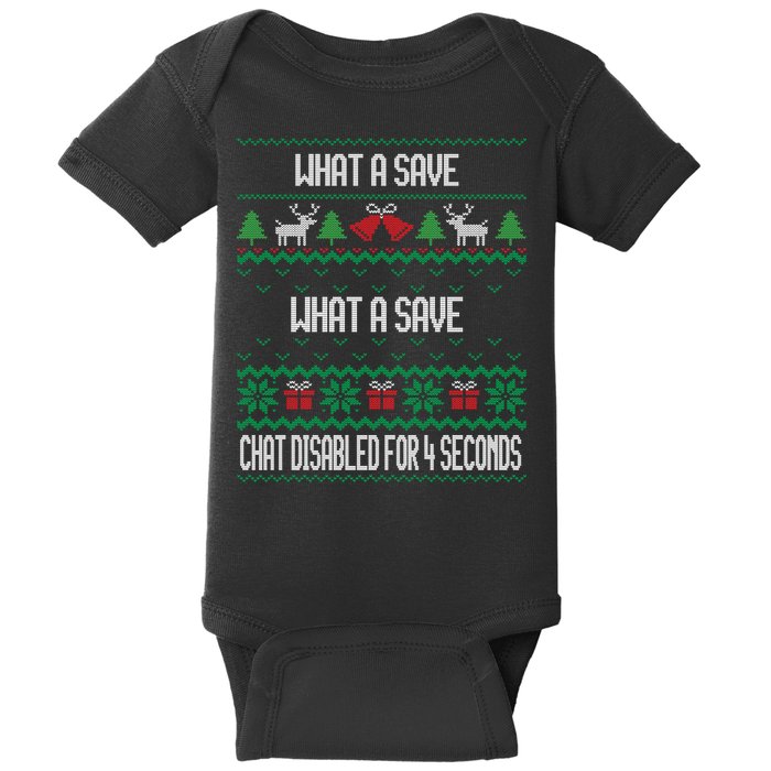 Retro Rocket Soccer Game What A Save Chat Disabled Vintage Baby Bodysuit