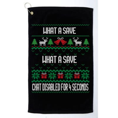 Retro Rocket Soccer Game What A Save Chat Disabled Vintage Golf Towel