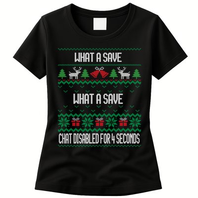 Retro Rocket Soccer Game What A Save Chat Disabled Vintage Womens T-Shirt