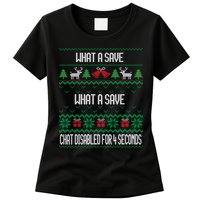 Retro Rocket Soccer Game What A Save Chat Disabled Vintage Womens T-Shirt