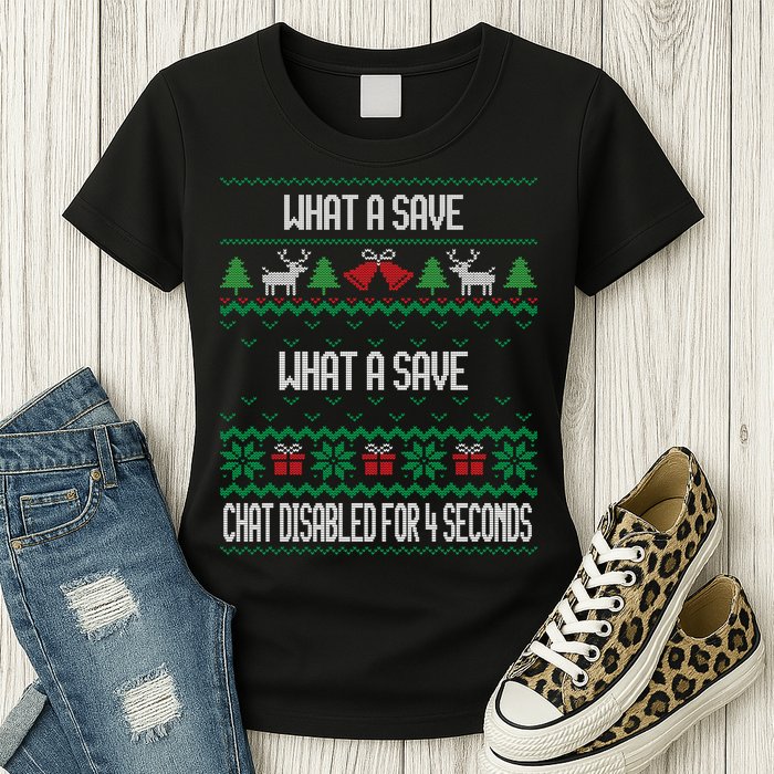 Retro Rocket Soccer Game What A Save Chat Disabled Vintage Womens T-Shirt