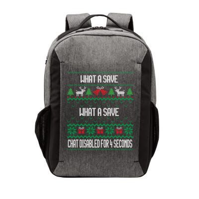 Retro Rocket Soccer Game What A Save Chat Disabled Vintage Vector Backpack