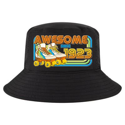 Retro Roller Skates Awesome Since 1923 100th Birthday Cool Comfort Performance Bucket Hat
