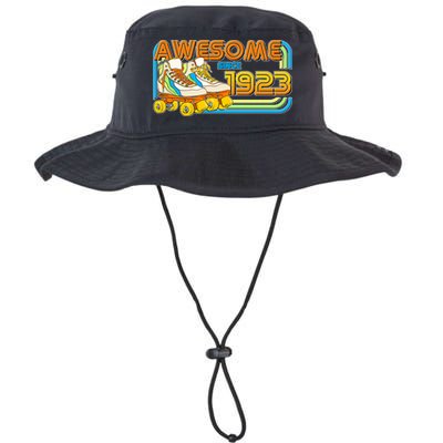 Retro Roller Skates Awesome Since 1923 100th Birthday Bucket Hat