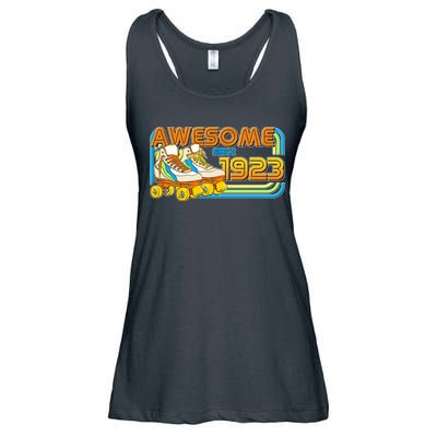 Retro Roller Skates Awesome Since 1923 100th Birthday Ladies Essential Flowy Tank