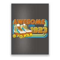 Retro Roller Skates Awesome Since 1923 100th Birthday Poster