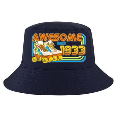 Retro Roller Skates Awesome Since 1933 90th Birthday Cool Comfort Performance Bucket Hat