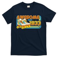 Retro Roller Skates Awesome Since 1933 90th Birthday T-Shirt