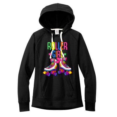 Roller Roller Skates Skating Women's Fleece Hoodie