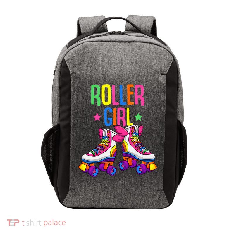 Roller Roller Skates Skating Vector Backpack