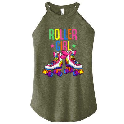 Roller Roller Skates Skating Women's Perfect Tri Rocker Tank