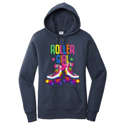 Roller Roller Skates Skating Women's Pullover Hoodie