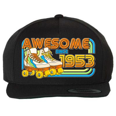 Retro Roller Skates Awesome Since 1953 70th Birthday Wool Snapback Cap