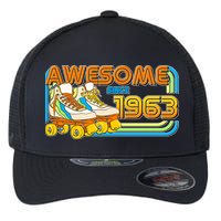 Retro Roller Skates Awesome Since 1963 60th Birthday Flexfit Unipanel Trucker Cap