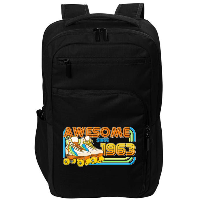 Retro Roller Skates Awesome Since 1963 60th Birthday Impact Tech Backpack