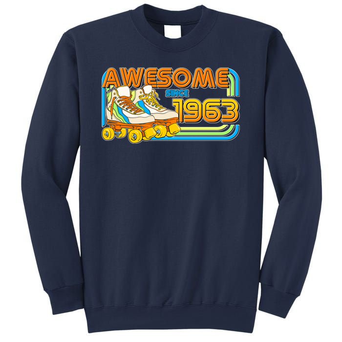 Retro Roller Skates Awesome Since 1963 60th Birthday Sweatshirt