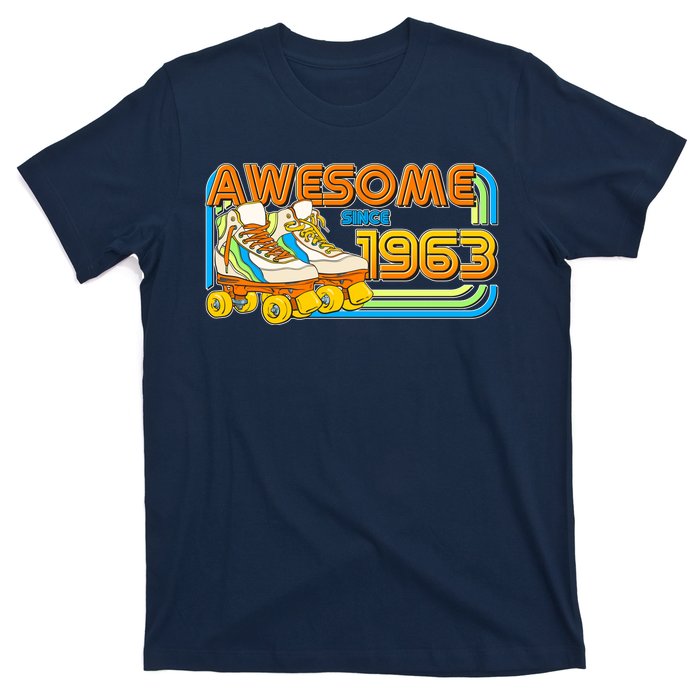 Retro Roller Skates Awesome Since 1963 60th Birthday T-Shirt