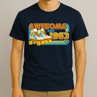 Retro Roller Skates Awesome Since 1963 60th Birthday T-Shirt