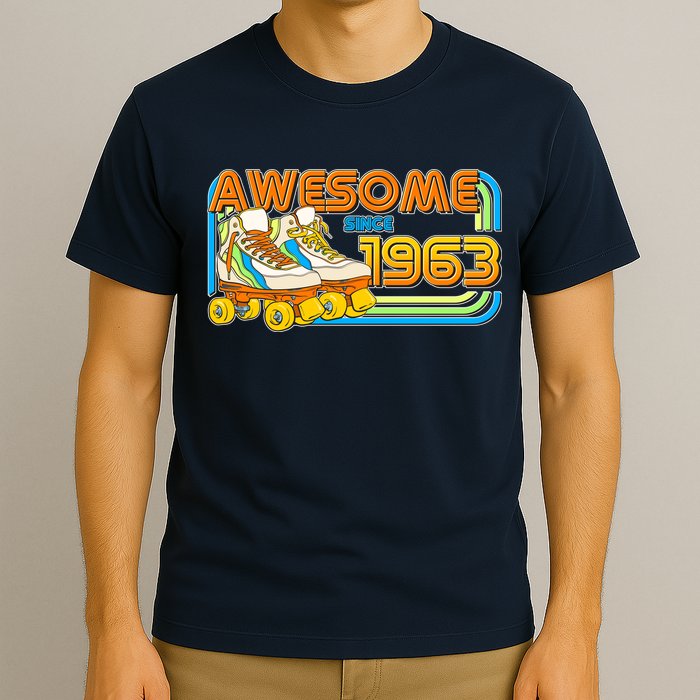 Retro Roller Skates Awesome Since 1963 60th Birthday T-Shirt