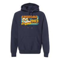 Retro Roller Skates Awesome Since 1963 60th Birthday Premium Hoodie