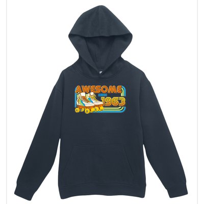 Retro Roller Skates Awesome Since 1963 60th Birthday Urban Pullover Hoodie