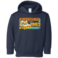 Retro Roller Skates Awesome Since 1963 60th Birthday Toddler Hoodie