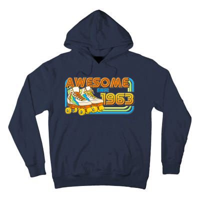 Retro Roller Skates Awesome Since 1963 60th Birthday Tall Hoodie