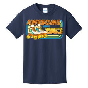 Retro Roller Skates Awesome Since 1963 60th Birthday Kids T-Shirt