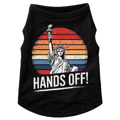 Resist Resistance Statue Of Liberty Hands Off Protest Doggie Tank