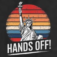 Resist Resistance Statue Of Liberty Hands Off Protest 15oz Campfire Ceramic Mug