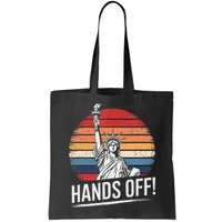 Resist Resistance Statue Of Liberty Hands Off Protest Bag