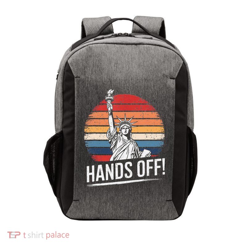 Resist Resistance Statue Of Liberty Hands Off Protest Vector Backpack