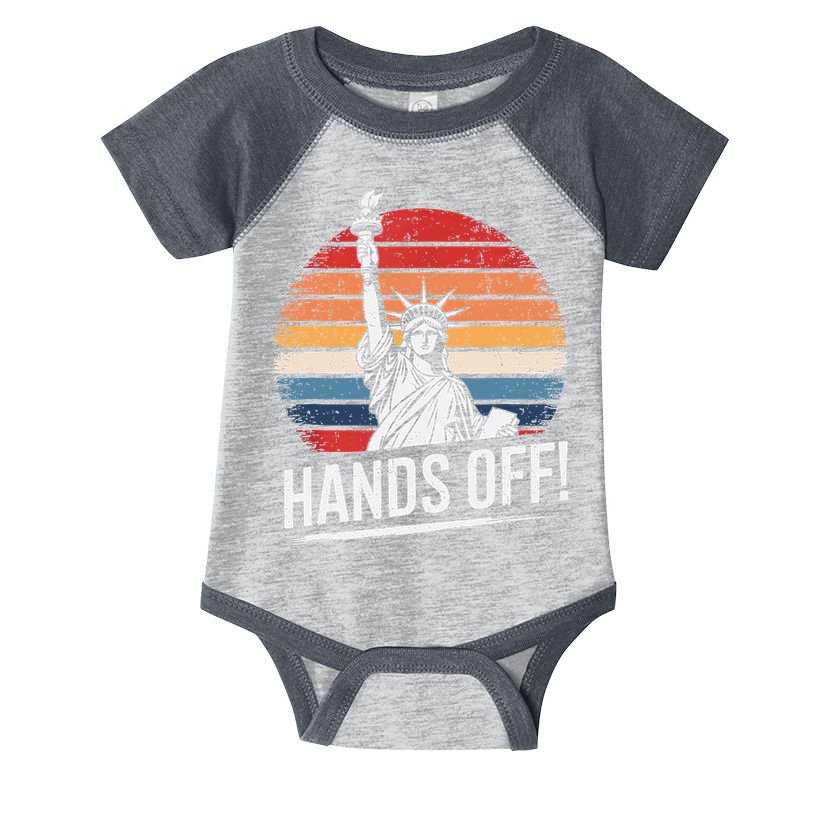Resist Resistance Statue Of Liberty Hands Off Protest Infant Baby Jersey Bodysuit