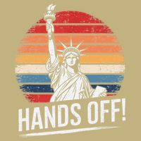 Resist Resistance Statue Of Liberty Hands Off Protest Cooling Performance Crew T-Shirt