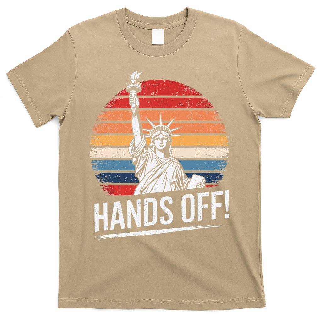 Resist Resistance Statue Of Liberty Hands Off Protest T-Shirt