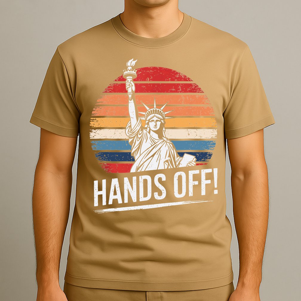 Resist Resistance Statue Of Liberty Hands Off Protest T-Shirt