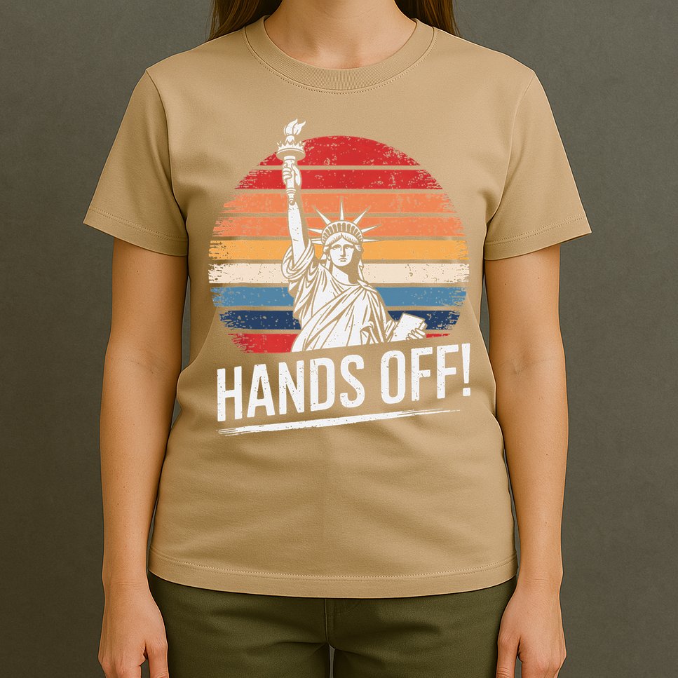 Resist Resistance Statue Of Liberty Hands Off Protest T-Shirt