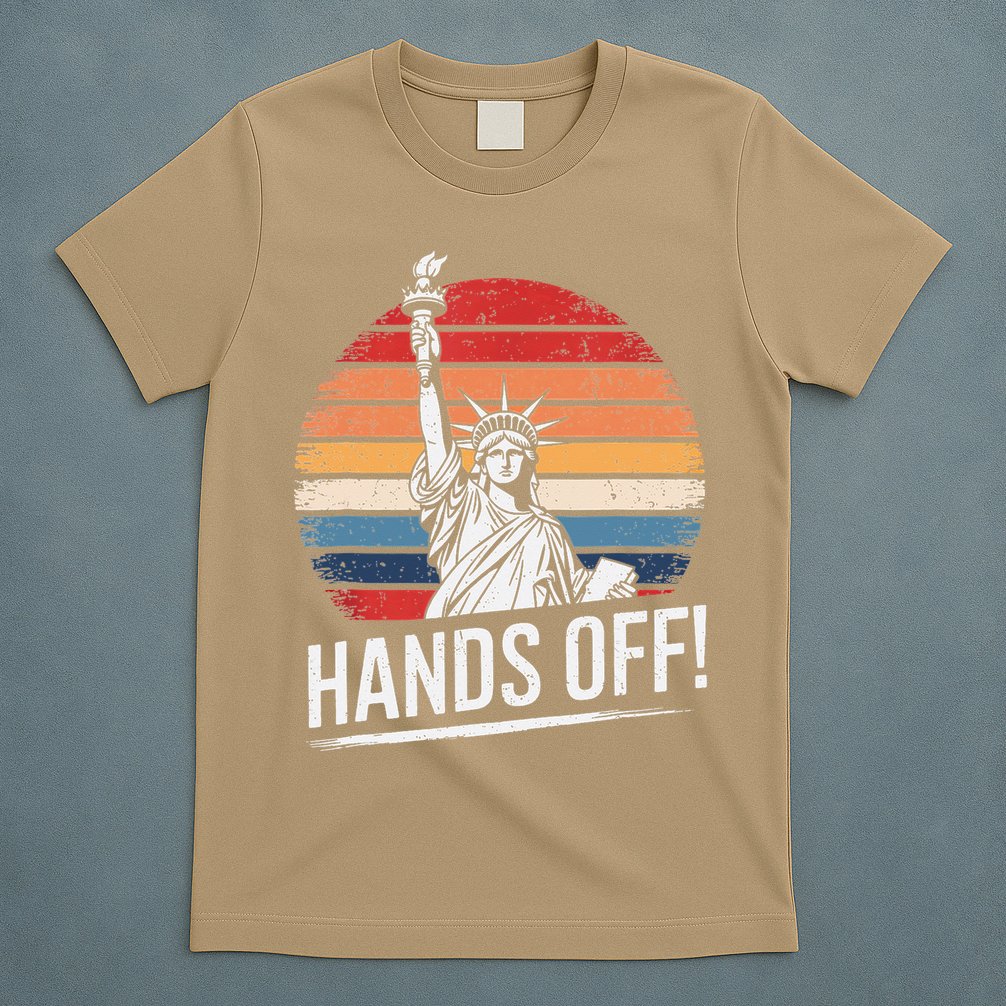 Resist Resistance Statue Of Liberty Hands Off Protest T-Shirt
