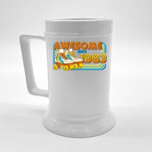 Retro Roller Skates Awesome Since 1983 40th Birthday Beer Stein