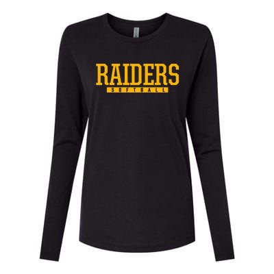 Reynoldsburg Raiders Softball Hs Womens Cotton Relaxed Long Sleeve T-Shirt