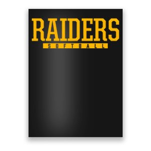 Reynoldsburg Raiders Softball Hs Poster