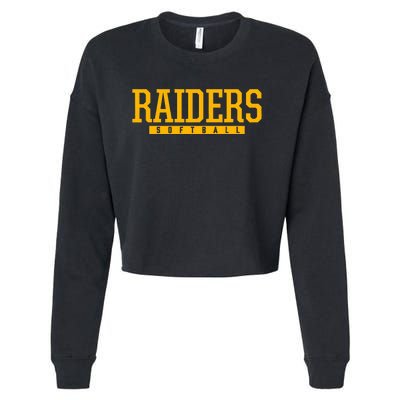 Reynoldsburg Raiders Softball Hs Cropped Pullover Crew