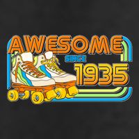 Retro Roller Skates Awesome Since 1935 90th Birthday 15oz Campfire Ceramic Mug