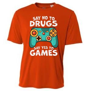 Red Ribbon Squad Week Say No to Drugs Say Yes to Video Games Cooling Performance Crew T-Shirt