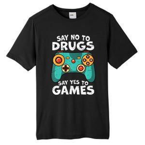 Red Ribbon Squad Week Say No to Drugs Say Yes to Video Games Tall Fusion ChromaSoft Performance T-Shirt