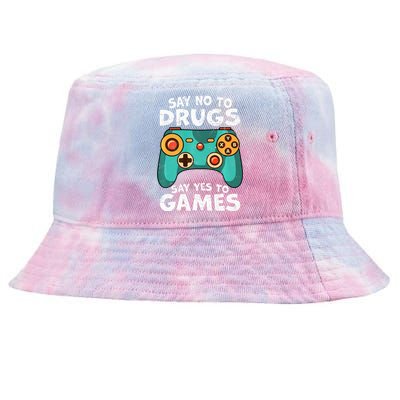 Red Ribbon Squad Week Say No to Drugs Say Yes to Video Games Tie-Dyed Bucket Hat