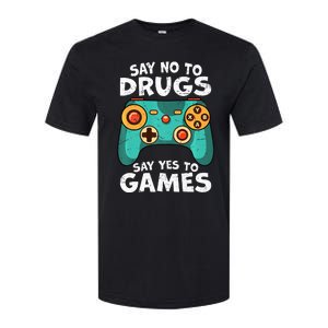 Red Ribbon Squad Week Say No to Drugs Say Yes to Video Games Softstyle® CVC T-Shirt