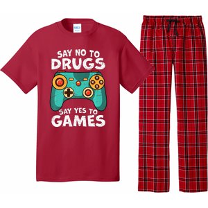 Red Ribbon Squad Week Say No to Drugs Say Yes to Video Games Pajama Set