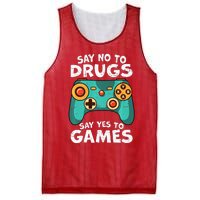 Red Ribbon Squad Week Say No to Drugs Say Yes to Video Games Mesh Reversible Basketball Jersey Tank